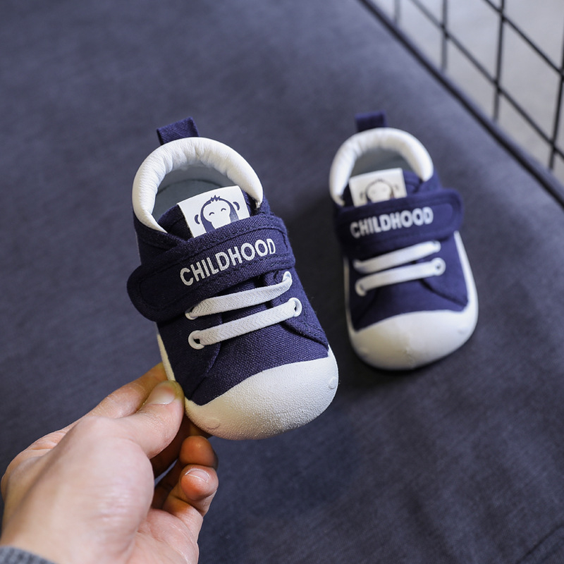 Cipele od platna za bebe i djecu predškolske dobi, mekana potplata, prozračne, s Velcro zatvaračem, 12–48 mjeseci