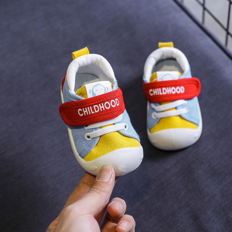 Cipele od platna za bebe i djecu predškolske dobi, mekana potplata, prozračne, s Velcro zatvaračem, 12–48 mjeseci