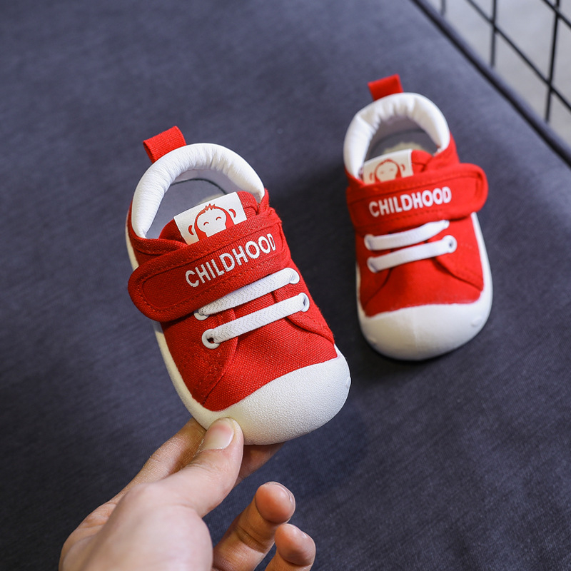 Cipele od platna za bebe i djecu predškolske dobi, mekana potplata, prozračne, s Velcro zatvaračem, 12–48 mjeseci