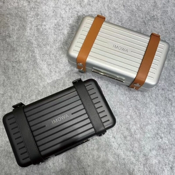 Crossbody táska PC-alumínium kerettel és merev héjjal, ABS/PC felépítés, vízálló, uniszex, mindennapi városi használatra