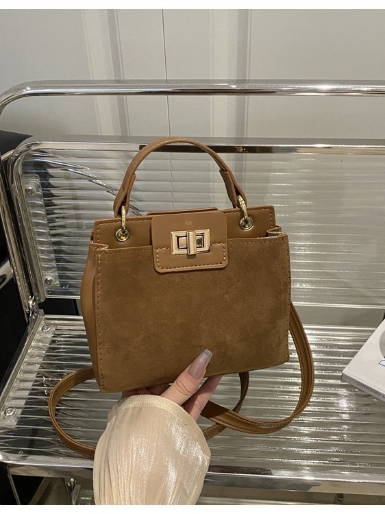 Urban minimalist bucket torba od velura, s nylon podstavom, zatvaračem, jednom remenu, šifra 6307ZX