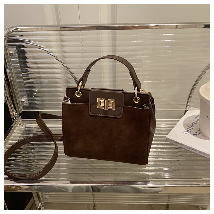 Urban minimalist bucket torba od velura, s nylon podstavom, zatvaračem, jednom remenu, šifra 6307ZX