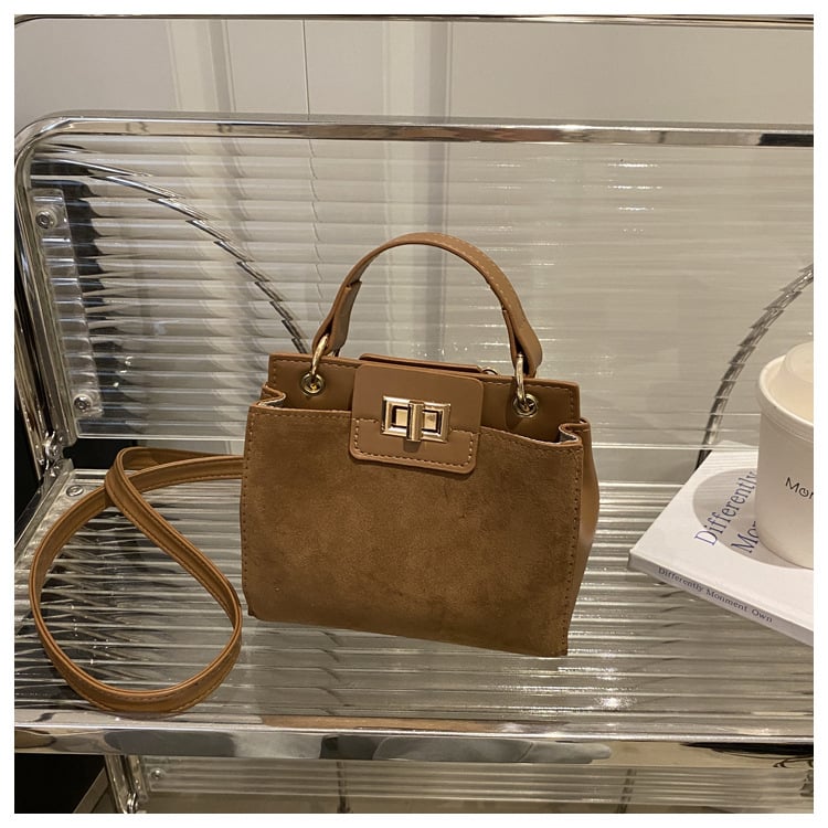 Urban minimalist bucket torba od velura, s nylon podstavom, zatvaračem, jednom remenu, šifra 6307ZX