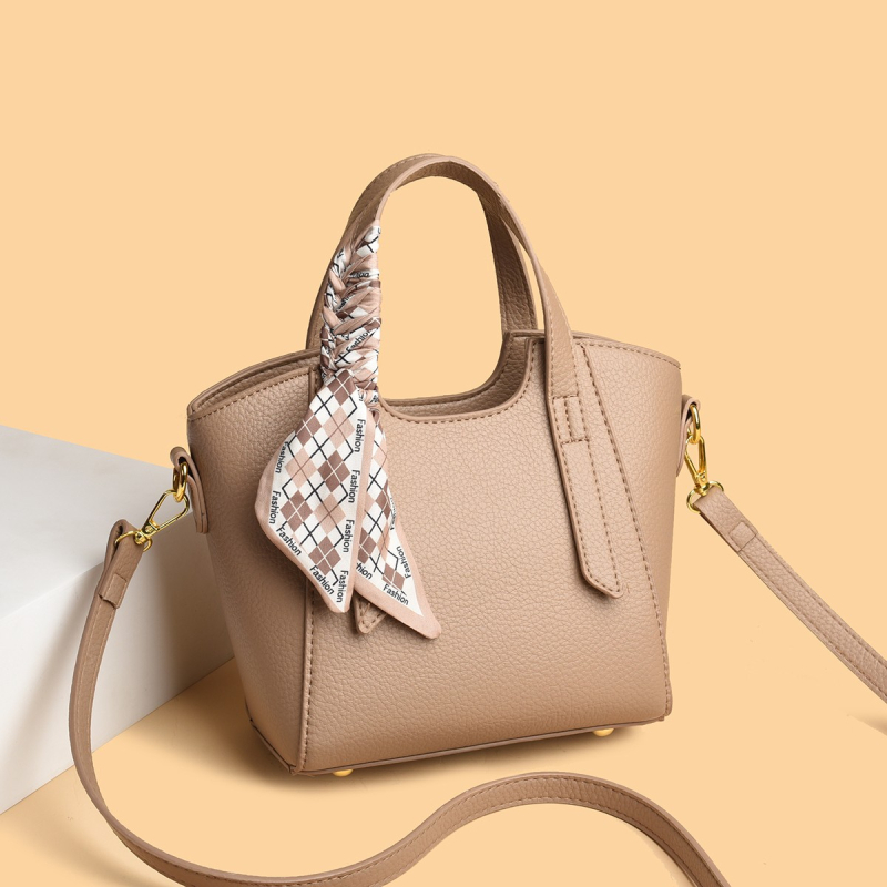 Unisex crossbody torba od PU kože, platnasta podstava, vodoravni kvadratni oblik, zatvaranje na zatvarač, unutarnji džepovi: džep sa zatvaračem i džep za telefon
