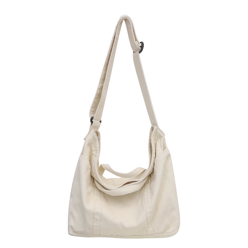 Kanvas torba Tote, gradski stil, horizontalni kvadratnog oblika, zatvaranje zipom