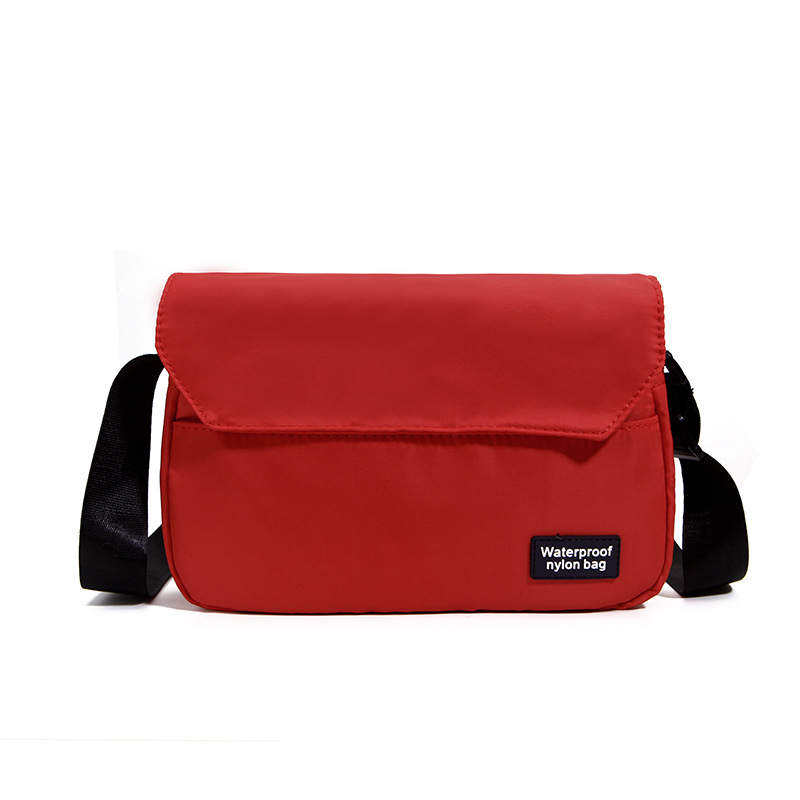 YANGUO OUFAN crossbody torba od vodootpornog najlona, ulični stil, mali kvadratni dizajn, proljeće 2024