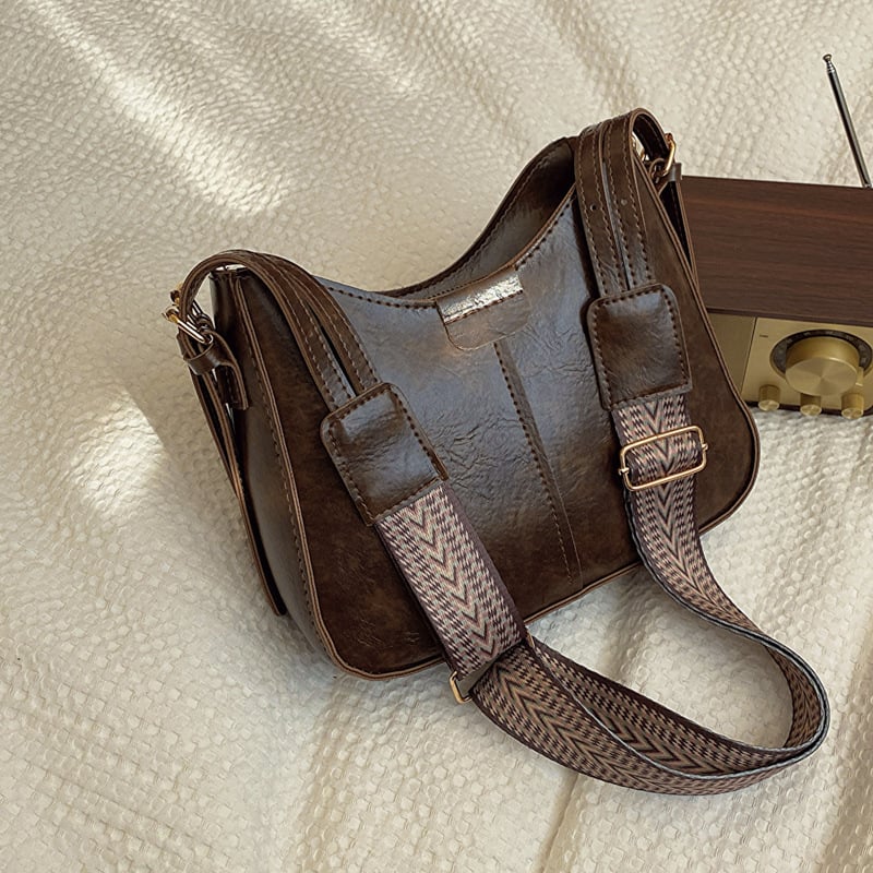 Bucket torba s naramenicom – PU koža, gradski stil, kvadratni oblik, proljeće 2024, svakodnevna upotreba