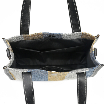 Ženska crossbody torbica — mali kvadratni oblik, PU materijal, magnetska kopča, vodoravni kvadrat, poliester podstava