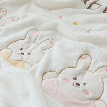 Flanel deka za bebe i djecu 1-3 godine, sve sezone, crtani stil, 100-200 g