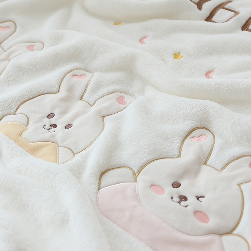 Flanel deka za bebe i djecu 1-3 godine, sve sezone, crtani stil, 100-200 g