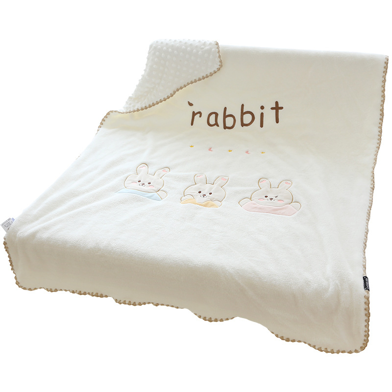Flanel deka za bebe i djecu 1-3 godine, sve sezone, crtani stil, 100-200 g