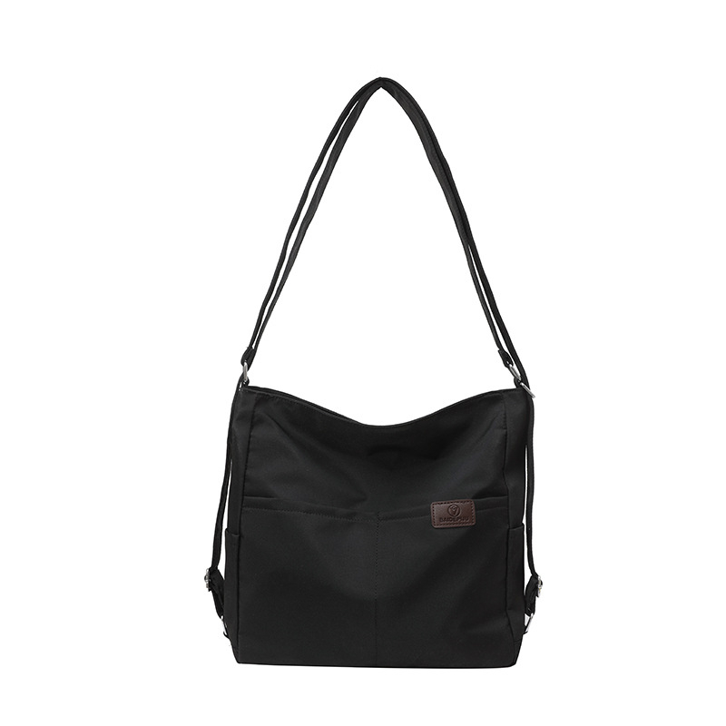 Tote torba, gradski minimalistički stil, Oxford platno, vertikalni kvadratni oblik, zatvarač na zip, unutarnja džep sa zipom