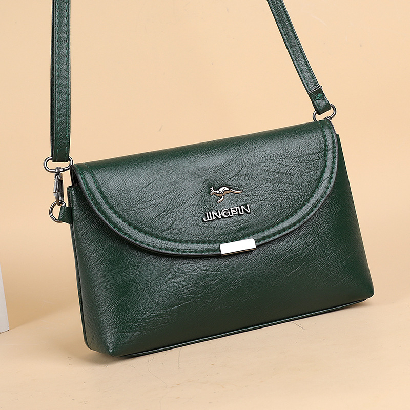 Ženska PU kožna crossbody torba, mala i elegantna, jednobojna