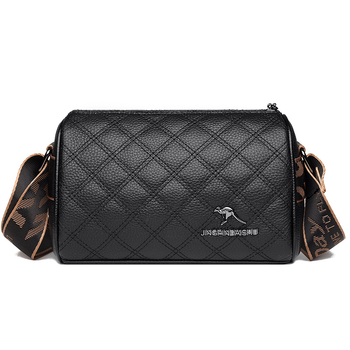 Ženska crossbody torba, koža najvišeg sloja s dijamantnim izvezom, ovalni jastučasti oblik, zatvarač, s jednim remenom preko ramena