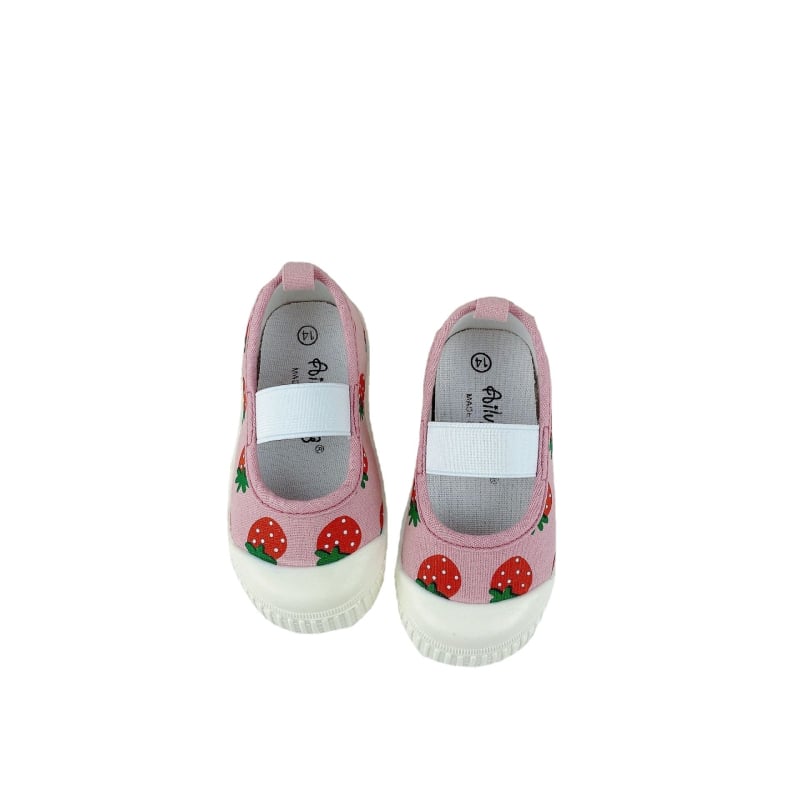 Dječje platnene slip-on tenisice za djevojčice, s elastičnim trakama, niskim vrhom, platnenim gornjim dijelom, gumom protiv klizanja