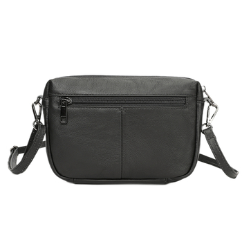 Marlant ženska kožna crossbody torbica – ležerni putnički stil, horizontalni kvadratni oblik, zatvaranje zipom, unutarnja džepna pretinica za telefon
