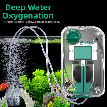 Baker akváriumi oxigénszivattyú – Csendes mechanikus oxigénellátó, Nagy teljesítmény, Nem importált, Súly 2000 g