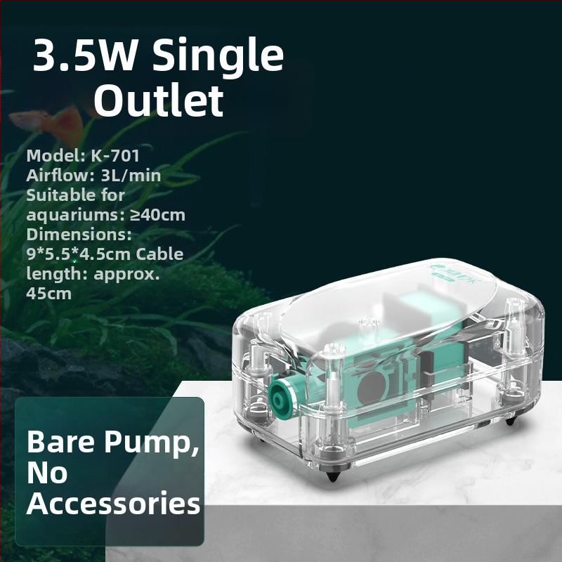 Baker akváriumi oxigénszivattyú – Csendes mechanikus oxigénellátó, Nagy teljesítmény, Nem importált, Súly 2000 g
