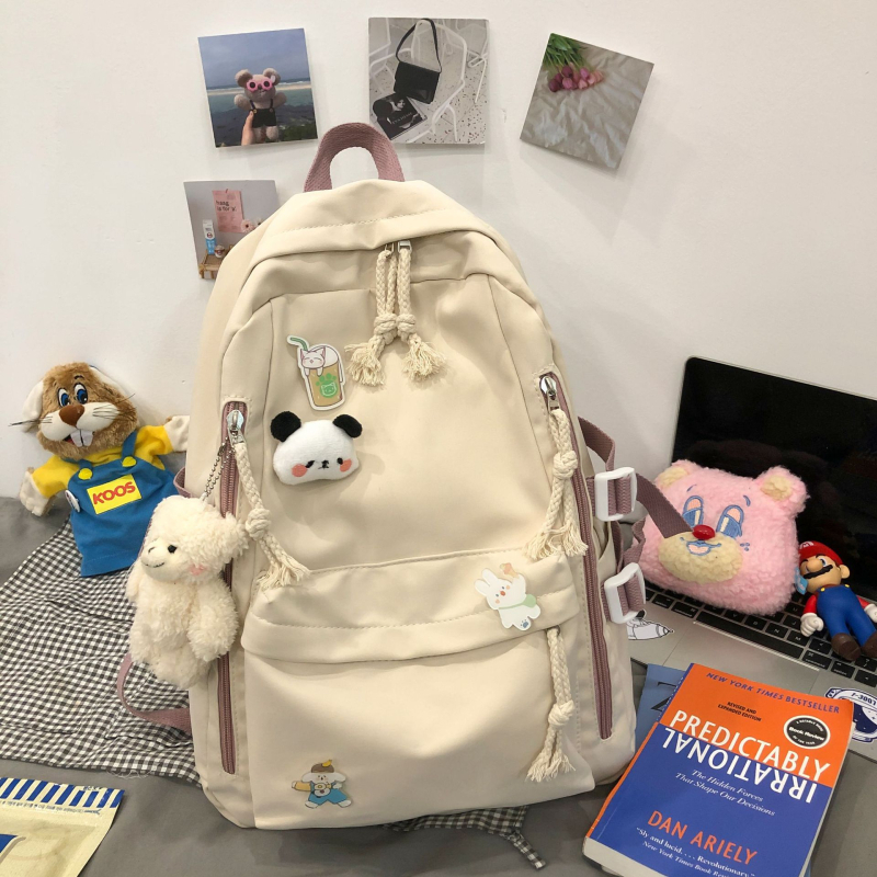 Školska torba u japanskom stilu, velika kapaciteta, gradski minimalistički dizajn, Oxford materijal, podstava poliester, zakrivljene naramenice