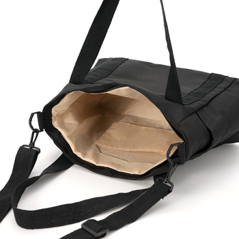 Crossbody tote torba s više pretinaca, gradski minimalistički stil, Oxford tkanina, zatvarač, džep za dokumente
