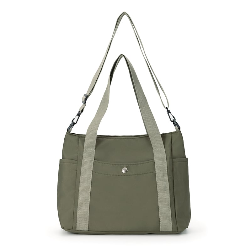 Crossbody tote torba s više pretinaca, gradski minimalistički stil, Oxford tkanina, zatvarač, džep za dokumente