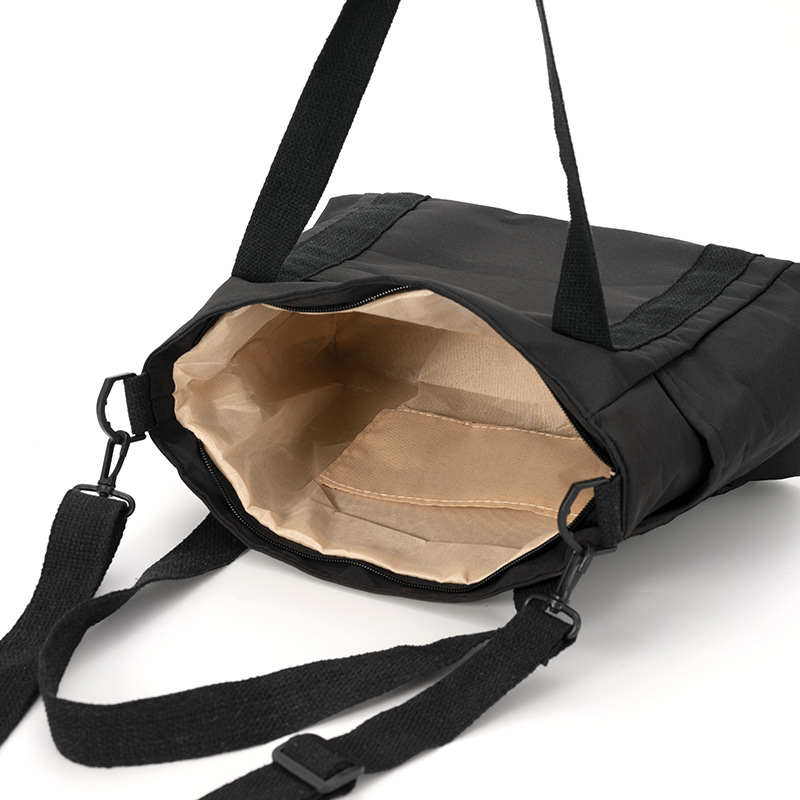 Crossbody tote torba s više pretinaca, gradski minimalistički stil, Oxford tkanina, zatvarač, džep za dokumente