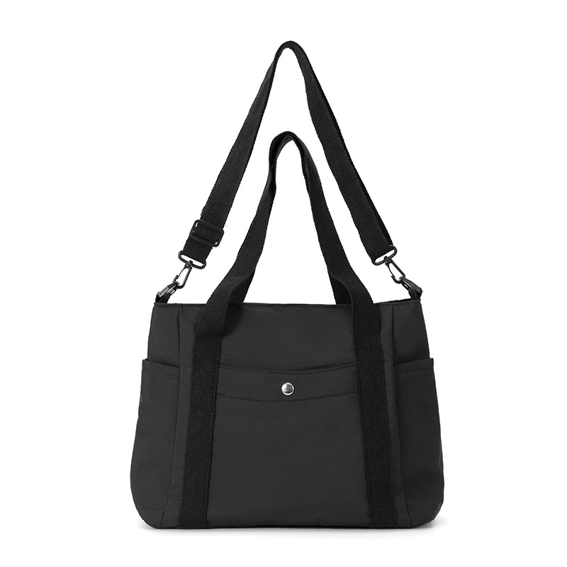 Crossbody tote torba s više pretinaca, gradski minimalistički stil, Oxford tkanina, zatvarač, džep za dokumente