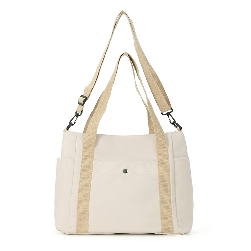 Crossbody tote torba s više pretinaca, gradski minimalistički stil, Oxford tkanina, zatvarač, džep za dokumente