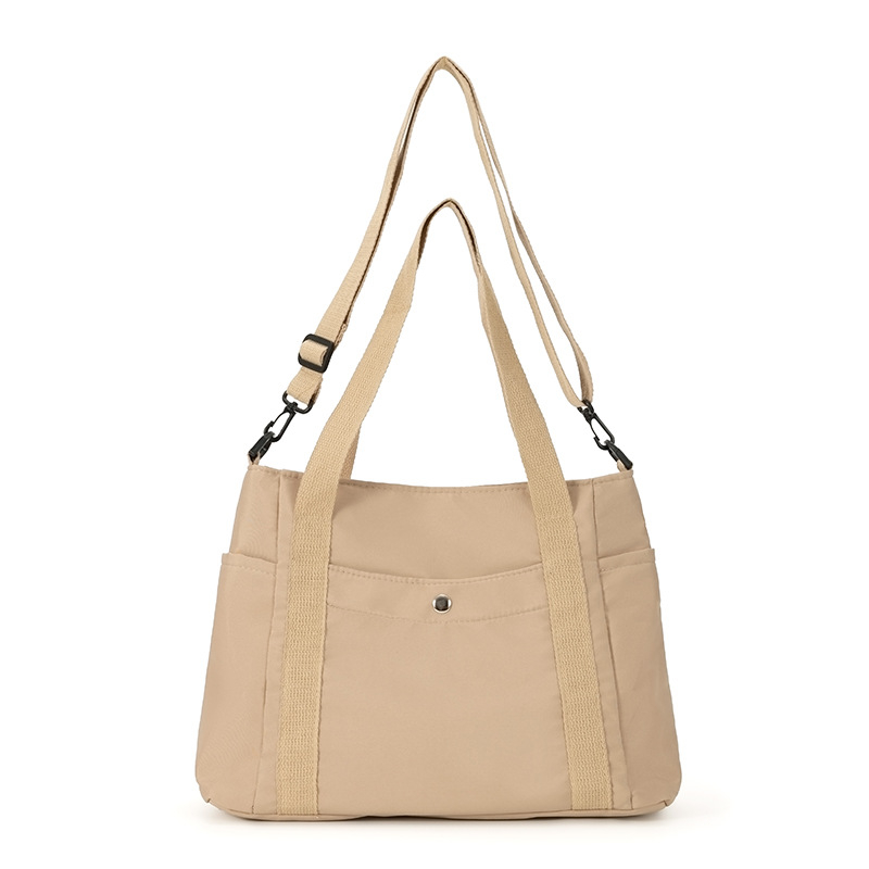 Crossbody tote torba s više pretinaca, gradski minimalistički stil, Oxford tkanina, zatvarač, džep za dokumente