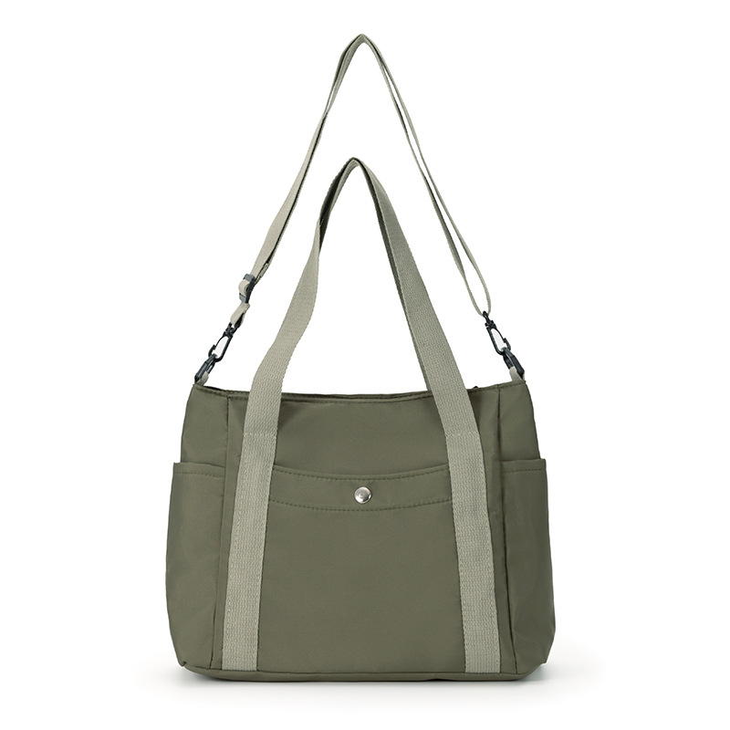 Crossbody tote torba s više pretinaca, gradski minimalistički stil, Oxford tkanina, zatvarač, džep za dokumente