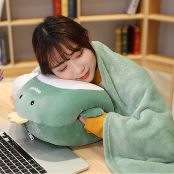 Αυτοκινητό μαξιλάρι-κουβέρτα, διπλής χρήσης, τρίων σε ένα; εξωτερικό υλικό: Σπάντεξ; γέμισμα: PP βαμβάκι; μοτίβο: αξιολάτρευτα ζώα; στυλ: καρτούν