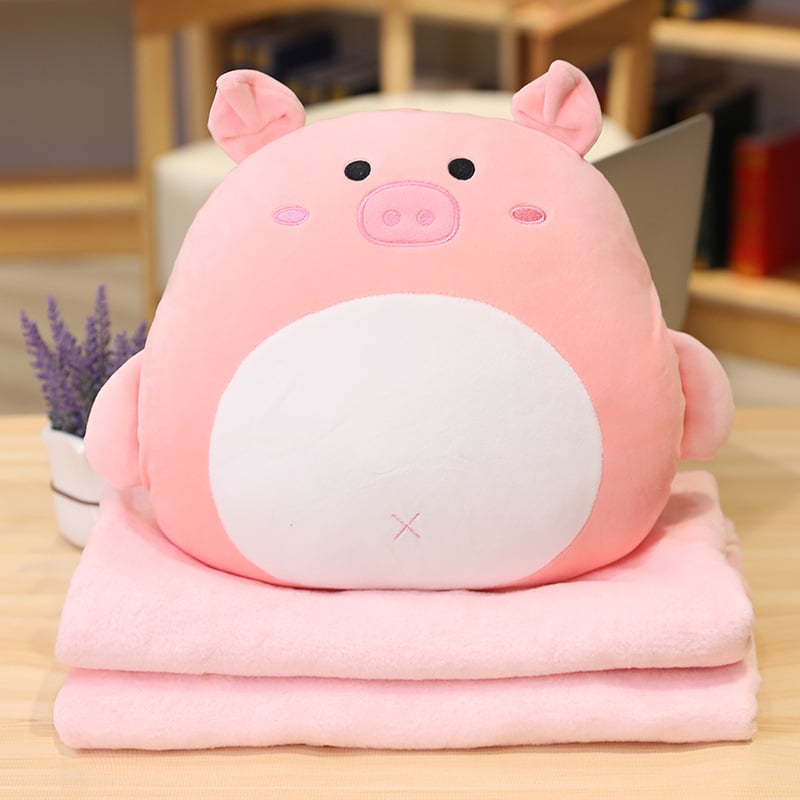 Αυτοκινητό μαξιλάρι-κουβέρτα, διπλής χρήσης, τρίων σε ένα; εξωτερικό υλικό: Σπάντεξ; γέμισμα: PP βαμβάκι; μοτίβο: αξιολάτρευτα ζώα; στυλ: καρτούν