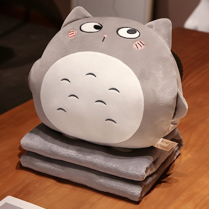 Αυτοκινητό μαξιλάρι-κουβέρτα, διπλής χρήσης, τρίων σε ένα; εξωτερικό υλικό: Σπάντεξ; γέμισμα: PP βαμβάκι; μοτίβο: αξιολάτρευτα ζώα; στυλ: καρτούν