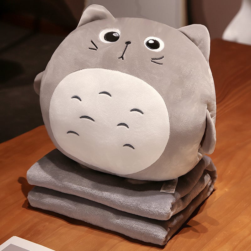 Αυτοκινητό μαξιλάρι-κουβέρτα, διπλής χρήσης, τρίων σε ένα; εξωτερικό υλικό: Σπάντεξ; γέμισμα: PP βαμβάκι; μοτίβο: αξιολάτρευτα ζώα; στυλ: καρτούν