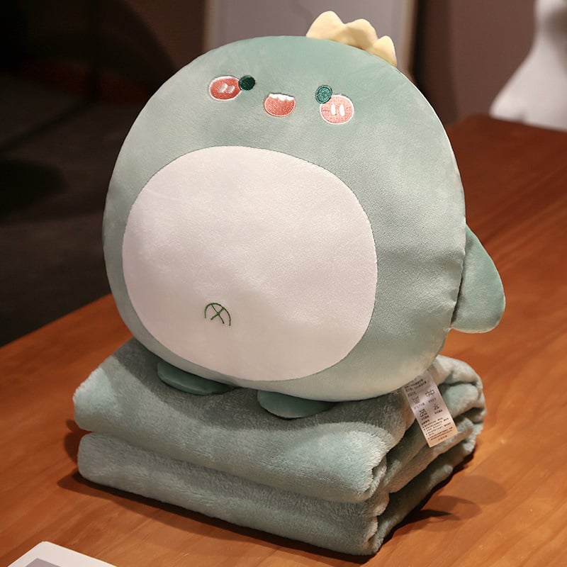 Αυτοκινητό μαξιλάρι-κουβέρτα, διπλής χρήσης, τρίων σε ένα; εξωτερικό υλικό: Σπάντεξ; γέμισμα: PP βαμβάκι; μοτίβο: αξιολάτρευτα ζώα; στυλ: καρτούν