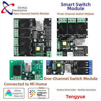 Μονάδα ρελέ διακόπτης με δυνατότητα mesh, τηλεχειριστήριο, συνδεδεμένη με την εφαρμογή Mijia, υποστήριξη Xiao AI