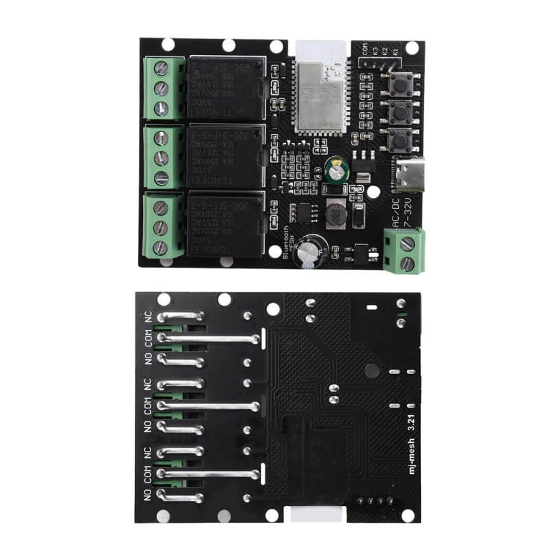 Μονάδα ρελέ διακόπτης με δυνατότητα mesh, τηλεχειριστήριο, συνδεδεμένη με την εφαρμογή Mijia, υποστήριξη Xiao AI