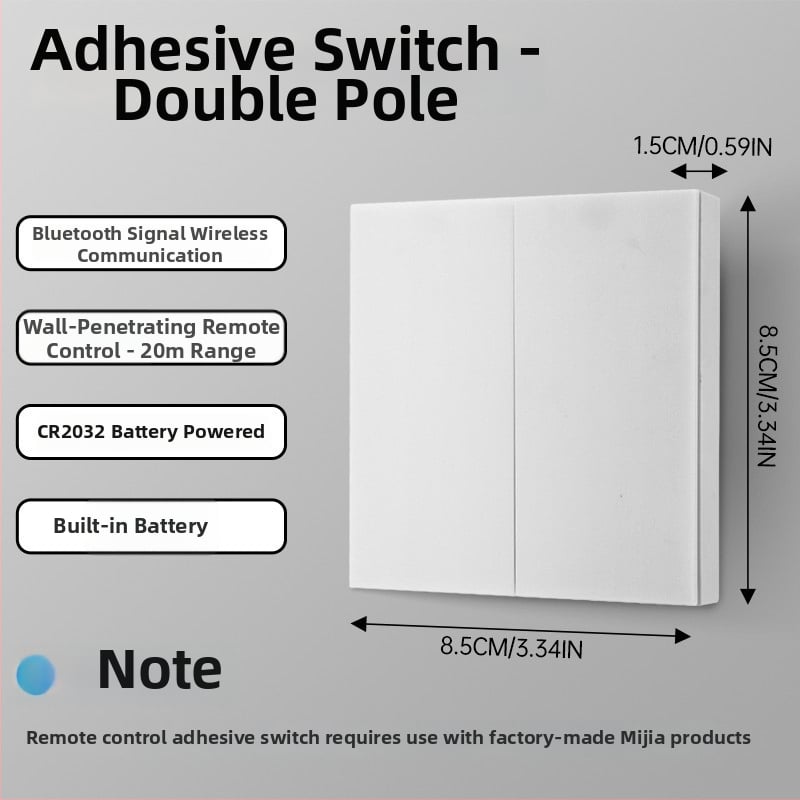 Μονάδα ρελέ διακόπτης με δυνατότητα mesh, τηλεχειριστήριο, συνδεδεμένη με την εφαρμογή Mijia, υποστήριξη Xiao AI