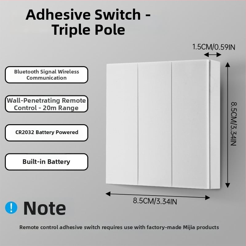 Μονάδα ρελέ διακόπτης με δυνατότητα mesh, τηλεχειριστήριο, συνδεδεμένη με την εφαρμογή Mijia, υποστήριξη Xiao AI