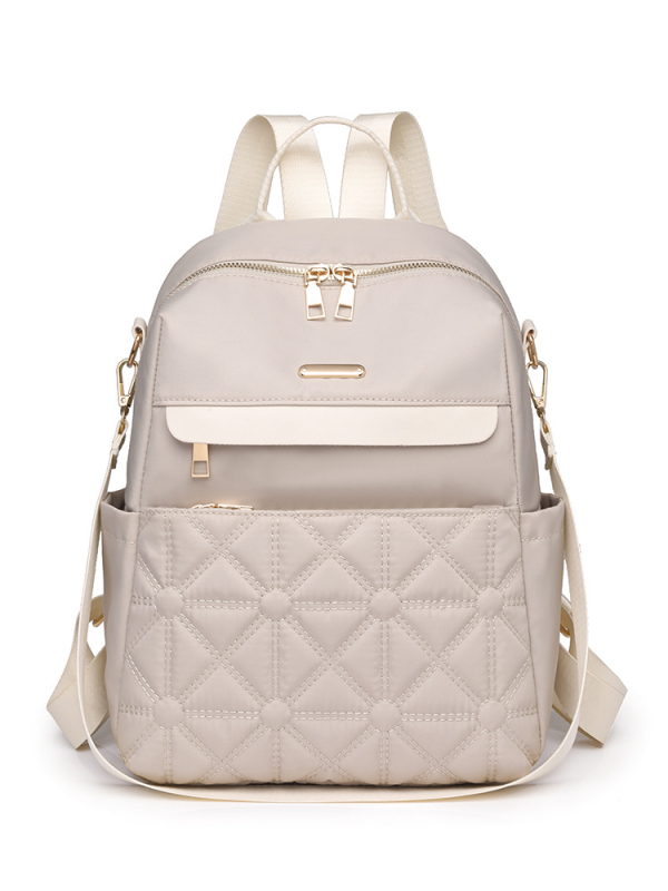 Rucsac pentru femei | Stil stradal; Material Oxford; Închidere cu fermoar; buzunar interior cu fermoar; rezistent la uzură (Stil stradal; Material Oxford; Închidere cu fermoar; buzunar interior cu fermoar; rezistent la uzură)