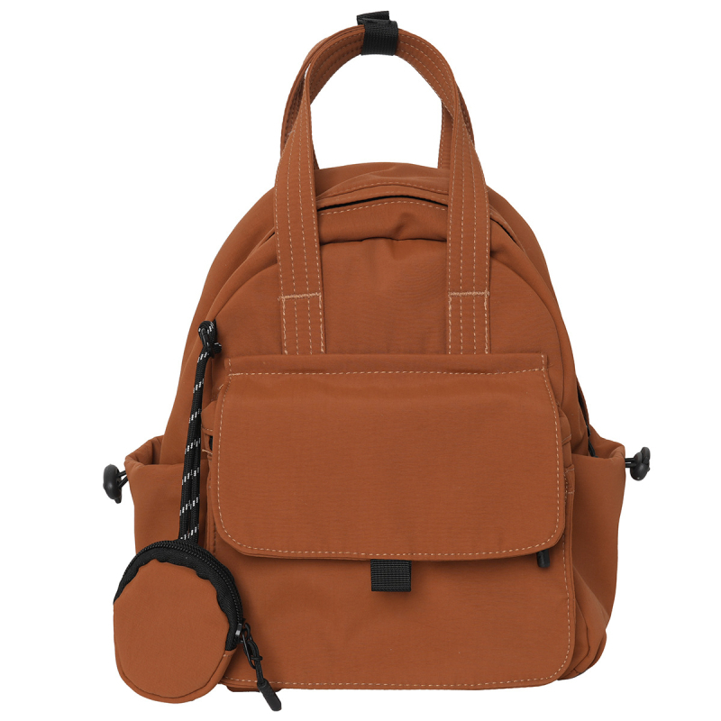 Rucsac de damă – Stil proaspăt și dulce, Material: pânză Oxford, Impermeabil, Deschidere: capac, Compartiment interior: buzunar laminat cu fermoar