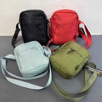 Crossbody torba preko ramena s zatvaračem, Oxford tkanina, vertikalni kvadratni oblik, ID pretinac, gradski minimalistički stil
