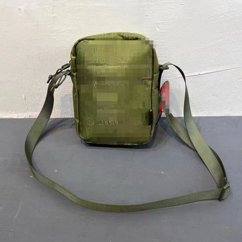 Crossbody torba preko ramena s zatvaračem, Oxford tkanina, vertikalni kvadratni oblik, ID pretinac, gradski minimalistički stil