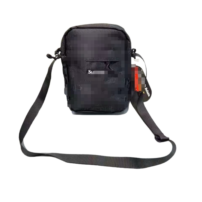 Crossbody torba preko ramena s zatvaračem, Oxford tkanina, vertikalni kvadratni oblik, ID pretinac, gradski minimalistički stil