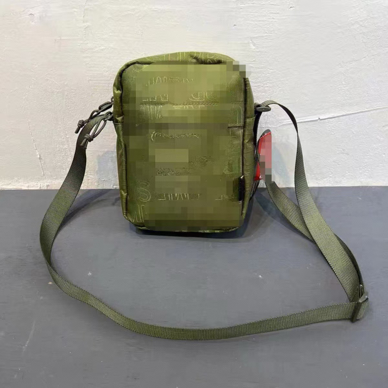 Crossbody torba preko ramena s zatvaračem, Oxford tkanina, vertikalni kvadratni oblik, ID pretinac, gradski minimalistički stil
