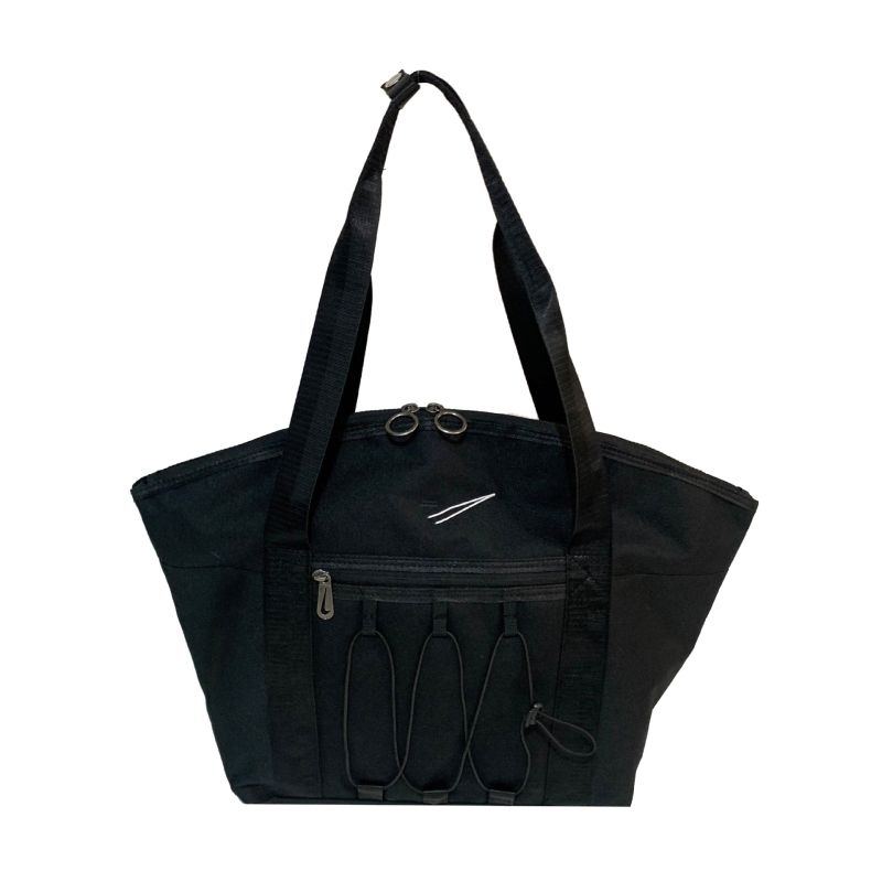 Geantă Tote din Oxford cu fermoar, stil urban, formă orizontal pătrată