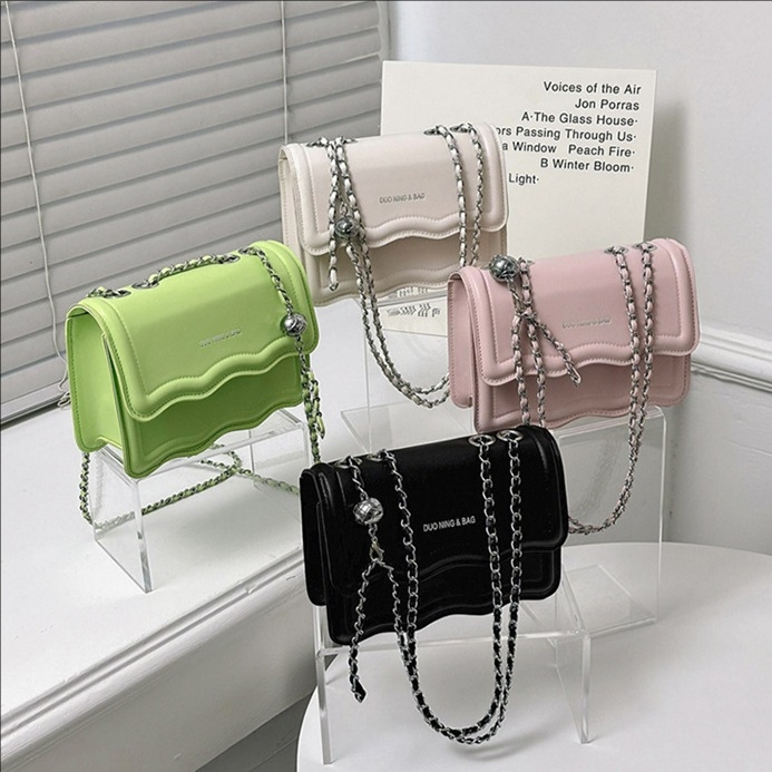 Geantă mică pătrată din PU, vintage feminin, curea simplă, închidere cu cataramă, căptușeală poliester