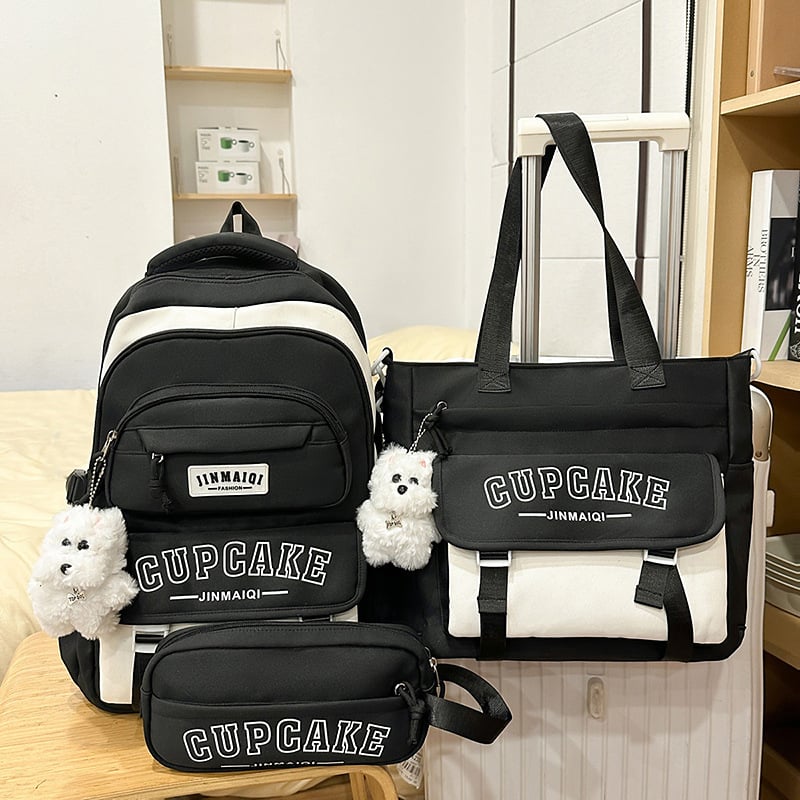 Σχολική τσάντα για κορίτσια, κορεατικού στυλ, ελαφριά και με μεγάλη χωρητικότητα; καμβάς, αναπνέουσα κατασκευή, ιμάντες με αερόσφυρα, επένδυση πολυεστέρα, μοντέλο καλοκαίρι 2025.