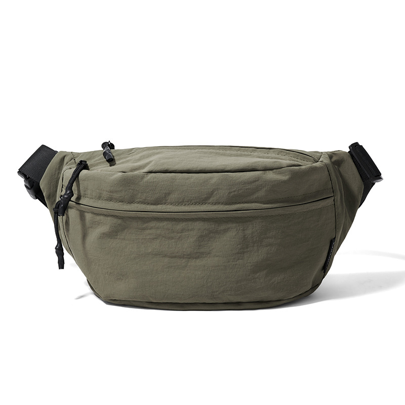 Crossbody torba – ulični stil, najlon, lagana, zatvarač, unutarnji džep s patchom, poliester podstava, ljeto 2025