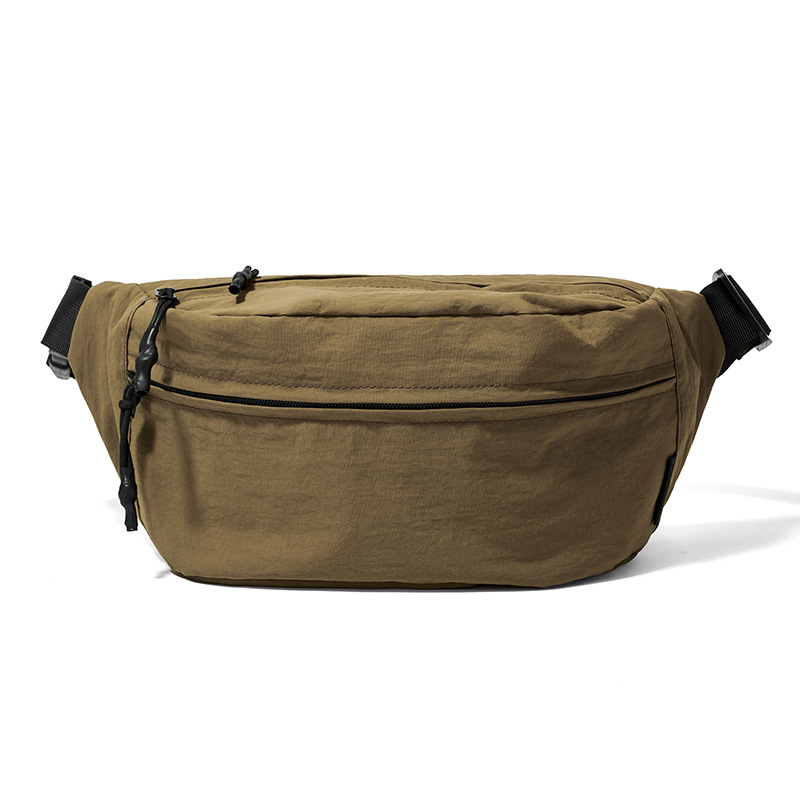 Crossbody torba – ulični stil, najlon, lagana, zatvarač, unutarnji džep s patchom, poliester podstava, ljeto 2025